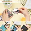 FINTIE Soft Eyeglasses Case with Cleaning Cloth, Portable Squeeze Top Vegan Leather Glasses Pouch, Sunglasses Eyewear Bag, Love Tree view 4