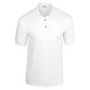 Gildan DryBlend Childrens Unisex Jersey Polo Shirt (Pack of 2) (M) (White) view 1