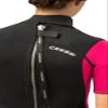 Cressi Med X 2.5 mm Junior Short Sleeves Short Wetsuits, Black/Pink, 2XS view 4