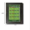 Football Stadiums Bucket List Tracker - Rustic Black Frame - 13.5 inches x 23.5 inches - Pin Your Football Stadium Visits - Canvas Wall Art view 4
