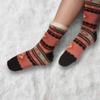 BambooMN Men's Cabin Double Layer Thick Soft Warm Fuzzy Comfy Home Socks, 3 Pairs Asst A, Medium view 2
