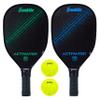 Franklin Sports Pickleball Paddle and Ball Set - Wooden - Activator - 2 Player - USAPA Approved view 1