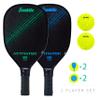 Franklin Sports Pickleball Paddle and Ball Set - Wooden - Activator - 2 Player - USAPA Approved view 2