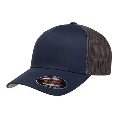 Flexfit Men's one_Size Trucker Cap, Black, Alpha