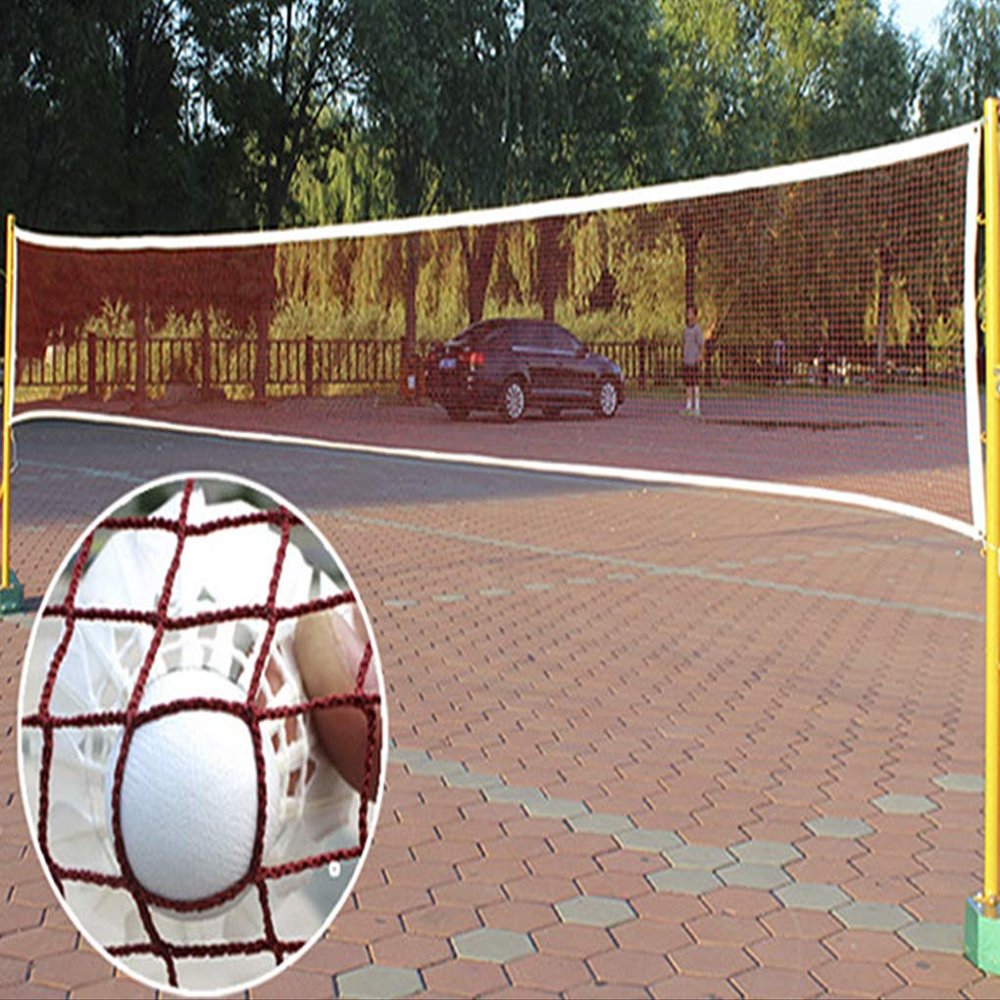 Clobeau Badminton Nets Tennis Nets Portable Soccer Pickleball Volleyball Nets Nylon Sports Net Indoor Outdoor Beach Driveway Garden Schoolyard Backyard Training Badminton Net with Carrying Bag 20 FT