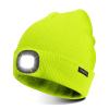 TAGVO Unisex Beanie with The Light, USB Rechargeable LED Headlamp Cap, Hands Free Headlamp Flashlight Hat, Winter Warm Knitted Night Lighted Hat, Men Women Gifts for Dad Father Husband view 1