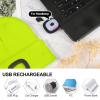 TAGVO Unisex Beanie with The Light, USB Rechargeable LED Headlamp Cap, Hands Free Headlamp Flashlight Hat, Winter Warm Knitted Night Lighted Hat, Men Women Gifts for Dad Father Husband view 4