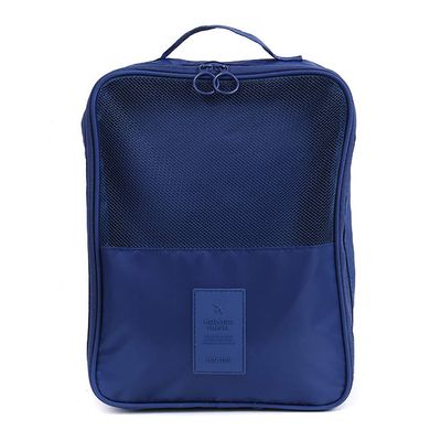 AINAAN Storage Bag Holds 3 Pair of Shoes for Travel and Daily UseWaterproof Navy Blue