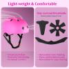 KAMUGO Kids Adjustable Helmet, Suitable for Toddler Kids Ages 2-8 Boys Girls, Multi-Sport Safety Cycling Skating Scooter Helmet (DarkPink, Small) view 4