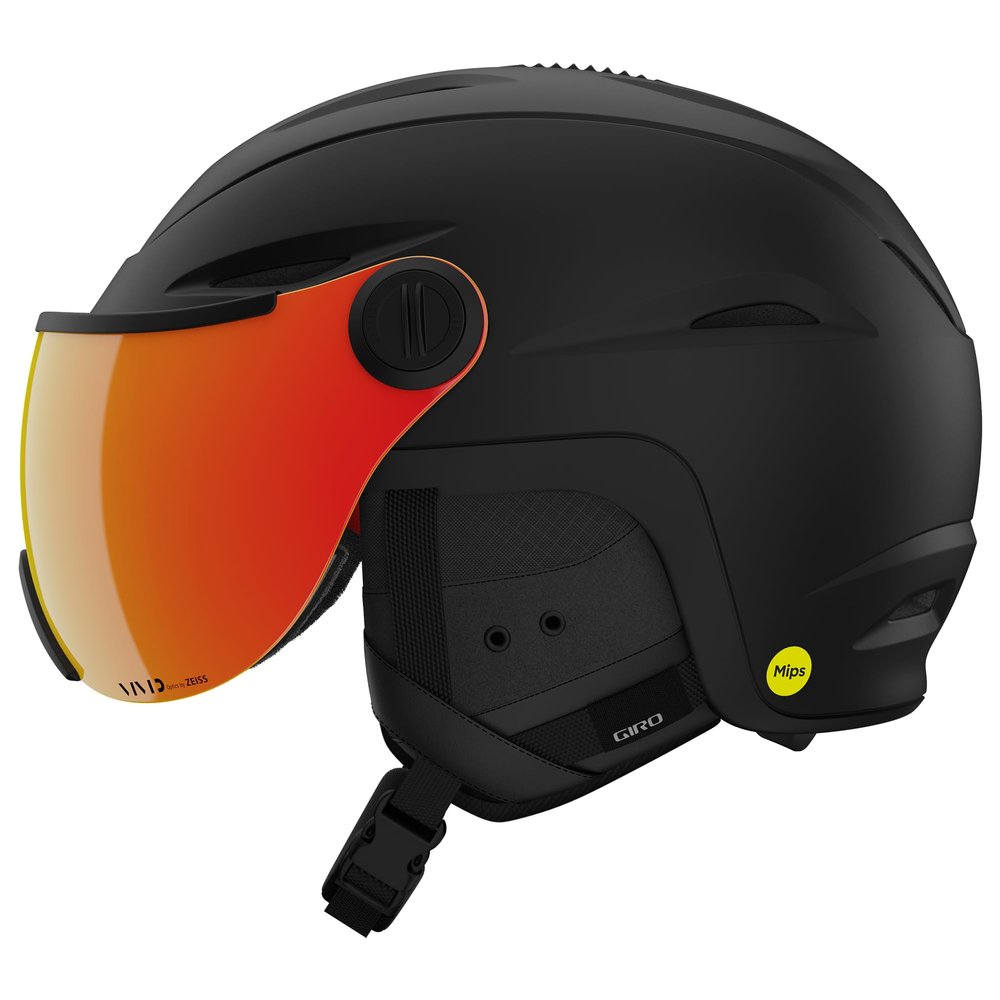 Giro Vue MIPS Vivid Snow Helmet - Matte Black - Size L (59-62.5cm)