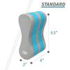 Sunlite Sports EVA 5-Layer Pull Buoy Leg Float - Pool Training Aid, Legs and HIPS Support for Adults, Kids, and Beginners, for Swimming Stroke view 2