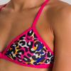 ARENA Women's Print Sport Bikini Tie Back MaxLife Swimsuit Bathing Suit Top and Bottom for Swimming, Cheetah Heat - Top, 22 view 3