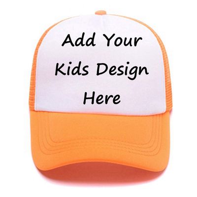 Boys Girls Funny Trucker Hats Mesh Back Custom Kids Baseball Hats Breathable Hiking Snapback