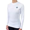 RIBBY SPF 50+ 5mm Padded Rash Guard for Surfing, Boogie, Scuba White view 2