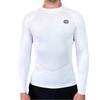 RIBBY SPF 50+ 5mm Padded Rash Guard for Surfing, Boogie, Scuba White view 4
