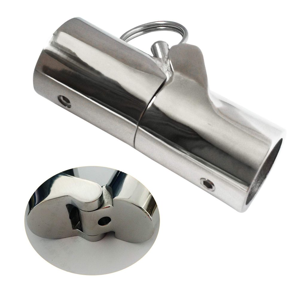 316SS Marine Grade Boat Handrail Fitting -Boat Pipe Connector,Folding Swivel Coupling Tube Joint Connector for 1" (25MM) O.D.Tube/Pipe