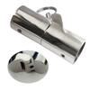 316SS Marine Grade Boat Handrail Fitting -Boat Pipe Connector,Folding Swivel Coupling Tube Joint Connector for 1" (25MM) O.D.Tube/Pipe view 1