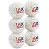 Lax Sak Soft Practice Lacrosse Balls - Same Weight & Size as a Regulation Lacrosse Balls, Great for Indoor & Outdoor Practices, Less Bounce & Minimal Rebounds - Crayon Confetti, 6 Pack view 3