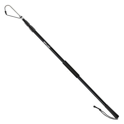 SAN LIKE Telescopic Fishing Gaff Aluminum/Fiberglass Pole with Nonslip Rubber Handle Stainless Steel Hook with M8 Screw