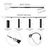 SAN LIKE Telescopic Fishing Gaff Aluminum/Fiberglass Pole with Nonslip Rubber Handle Stainless Steel Hook with M8 Screw view 4