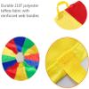 Sonyabecca Parachute 8 Feet for Kids with 9 Handles Play Parachute for 4 8 Kids Tent Cooperative Games Birthday Gift view 4