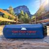Get Out Gear Down Camping Blanket - Lightweight Warm and Packable | Ideal for Backpacking,Travel, Festivals, Beach, Hammock | 650 Fill Power Water-Resistant Backpacking Quilt (Blue/Red) view 2