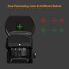Feyachi RS-29 Reflex Sight, Red & Green Illuminated 4 Reticles Red Dot Sight Gun Sight for 20mm Picatinny Rail, 1x22x33mm view 2