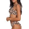 Custom Multi Face Womens Sport Top & High-Waisted Bikini Swimsuit Swimwear 2 Pcs XL view 3