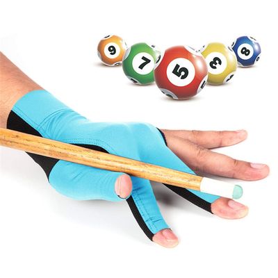 MioCloth Anti Slip Billiard Glove Left Hand Snooker Carom Billiard Pool Cue Sport Professional 3 Finger Glove Handwear Gift for Men Women Player