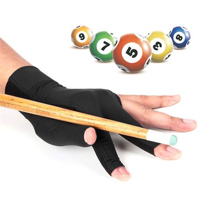 MioCloth Anti Slip Billiard Glove Left Hand Snooker Carom Billiard Pool Cue Sport Professional 3 Finger Glove Handwear Gift for Men Women Player