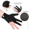 MioCloth Anti Slip Billiard Glove Left Hand Snooker Carom Billiard Pool Cue Sport Professional 3 Finger Glove Handwear Gift for Men Women Player view 2