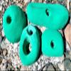 Climbing Holds Pack- 4 Large Bolt-on Holds with Various Difficulty (Green) view 1
