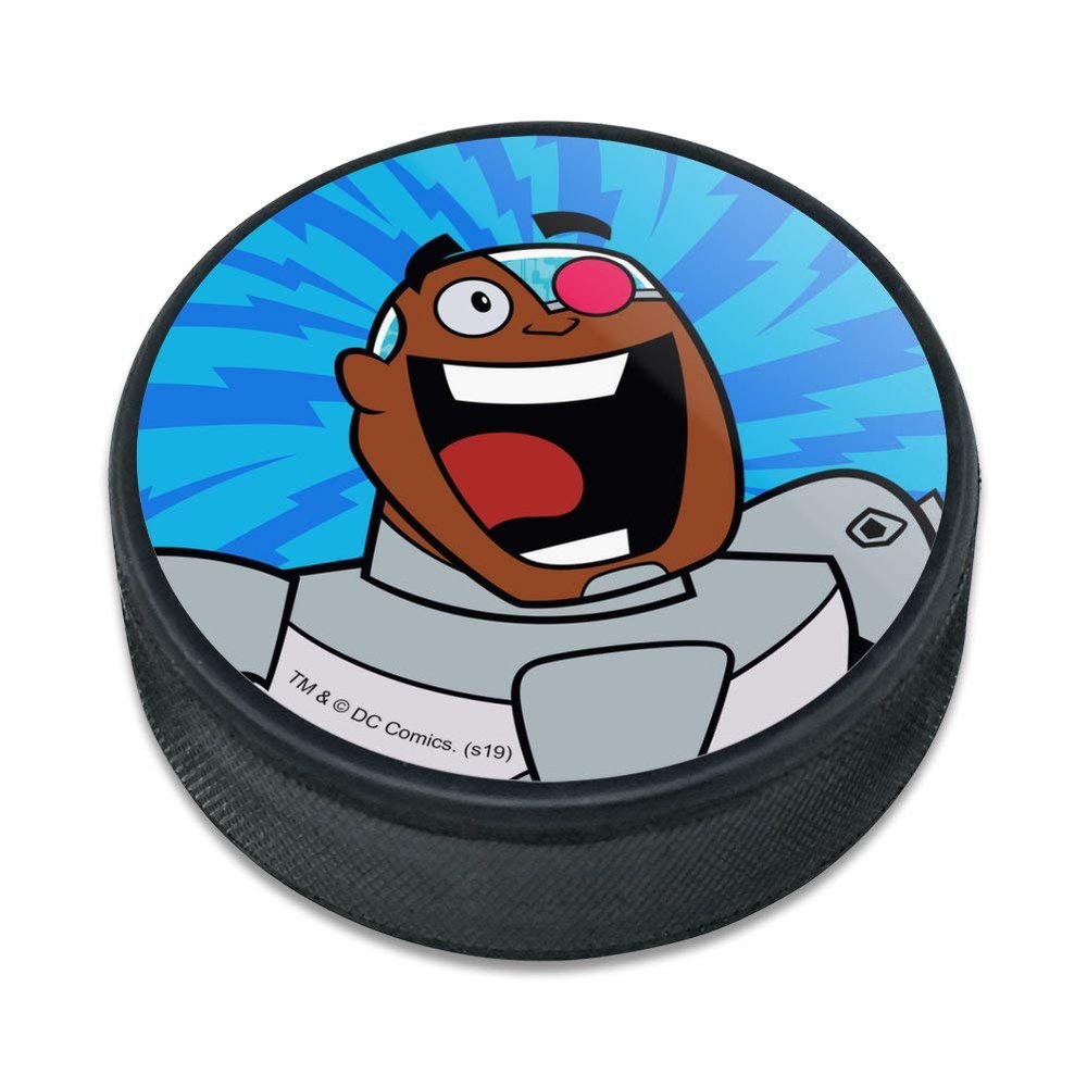 GRAPHICS & MORE Teen Titans Go! Cyborg Ice Hockey Puck
