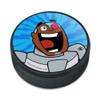 GRAPHICS & MORE Teen Titans Go! Cyborg Ice Hockey Puck view 1