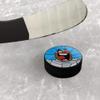 GRAPHICS & MORE Teen Titans Go! Cyborg Ice Hockey Puck view 2