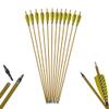 SHARROW Archery Carbon Arrows 30inch Spine 450 Target Hunting Arrows Removable Broadhead with Arrow Quiver for Recurve Bow Compound Bow view 2