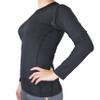 Vital Salveo-Germanium Women Athletic Compression Long Sleeve T-Shirts Cool Dry for Sports wear (Medium) Black view 1