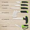 Mossy Oak Hunting Field Dressing Kit - 10 Piece Portable Butcher Game Processing Set with Storage Case, for Deer Hunting, Fishing, Camping, Survival view 3