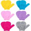 Boao 6 Pairs Toddler Mittens Kids Winter Knit Gloves Stretch Mittens for kids Toddler Boys Girls(Pink, Rosy, Yellow, Blue, Purple, Gray) view 1