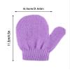 Boao 6 Pairs Toddler Mittens Kids Winter Knit Gloves Stretch Mittens for kids Toddler Boys Girls(Pink, Rosy, Yellow, Blue, Purple, Gray) view 2