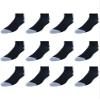 Hanes Men's X-Temp Lightweight Ankle Socks (Pack of 12 Pairs) view 4