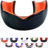 Oral Mart Black/Orange Adult Mouth Guard - Adult Sports Mouth Guard for Karate, Boxing, Sparring, Football, Field Hockey, BJJ, Muay Thai,Soccer, Rugby, Martial Arts view 1