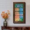 Push Pin Travel Maps Customizable Posters & Prints - Baseball Stadiums Bucket List - Rustic Brown - Personalized Framed Pin Map, Includes 150 Pins - Handcrafted in USA - 13" x 23.5" view 2
