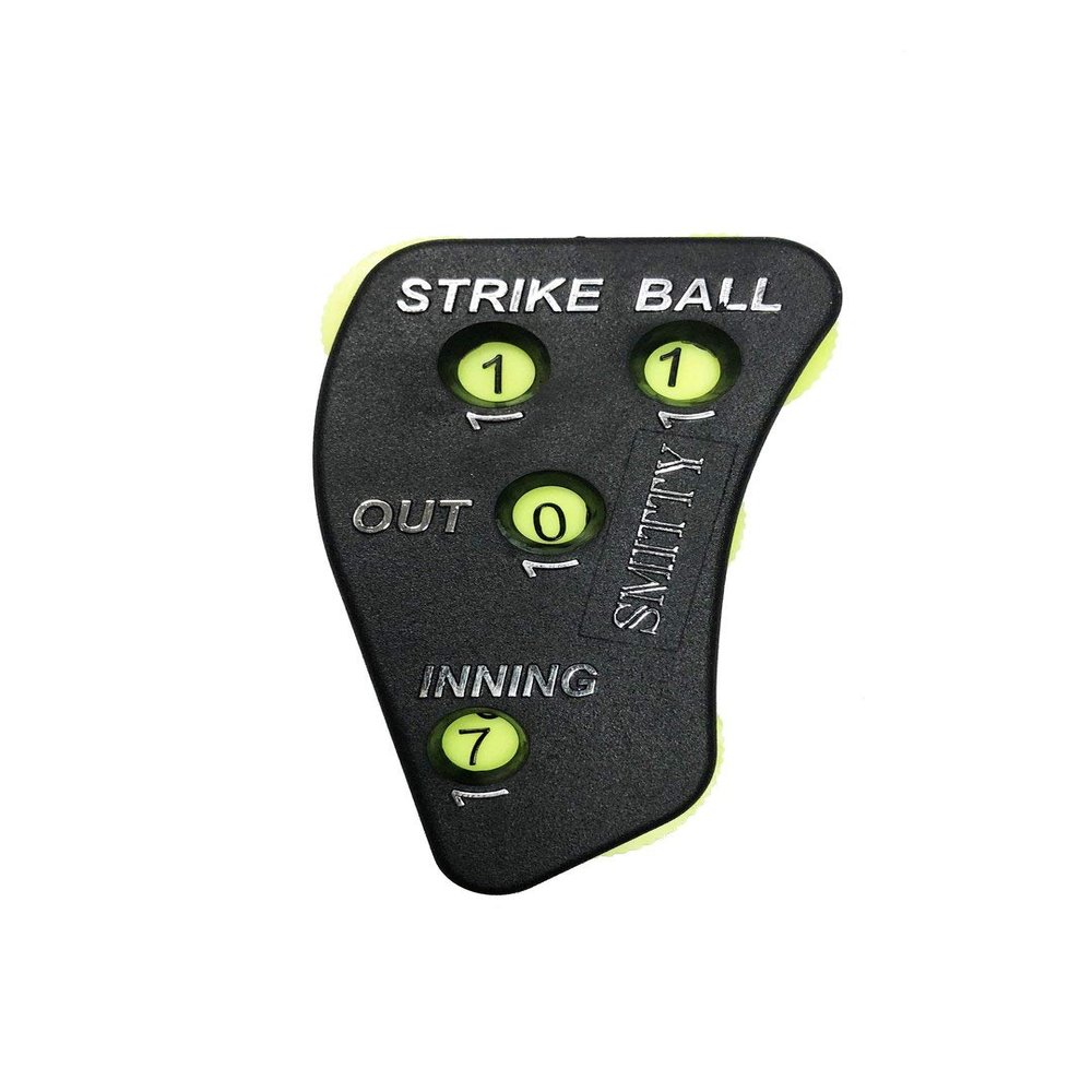 Smitty | ACS703 | 4 Way Dial Umpire Indicator | Baseball | Black | Optic Numbers | Umpire's Choice!