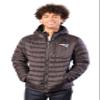 Ultra Game NFL New England Patriots Men's Full Zip Hooded Puffer Jacket with Team Logo, Black, S (JKM7621F) view 1