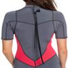 Roxy Womens 2/2Mm Syncro - Short Sleeve Back Zip Flt Springsuit - Women - 8 - Pink Deep Grey/Scarlet 8 view 3