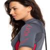Roxy Womens 2/2Mm Syncro - Short Sleeve Back Zip Flt Springsuit - Women - 8 - Pink Deep Grey/Scarlet 8 view 4