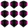 Pentathlon 5 Sets of 3 (15 Total Flights) HD150 Standard Dart Flights Extra Thick and Durable Plus 1 Set of 3 Short Silver Aluminum Dart shafts & Bracelet (Magenta) view 3