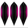 Pentathlon 5 Sets of 3 (15 Total Flights) HD150 Standard Dart Flights Extra Thick and Durable Plus 1 Set of 3 Short Silver Aluminum Dart shafts & Bracelet (Magenta) view 4