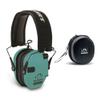 Walker's Razor Slim Electronic Shooting Earmuffs (Teal) with Protective Case view 1
